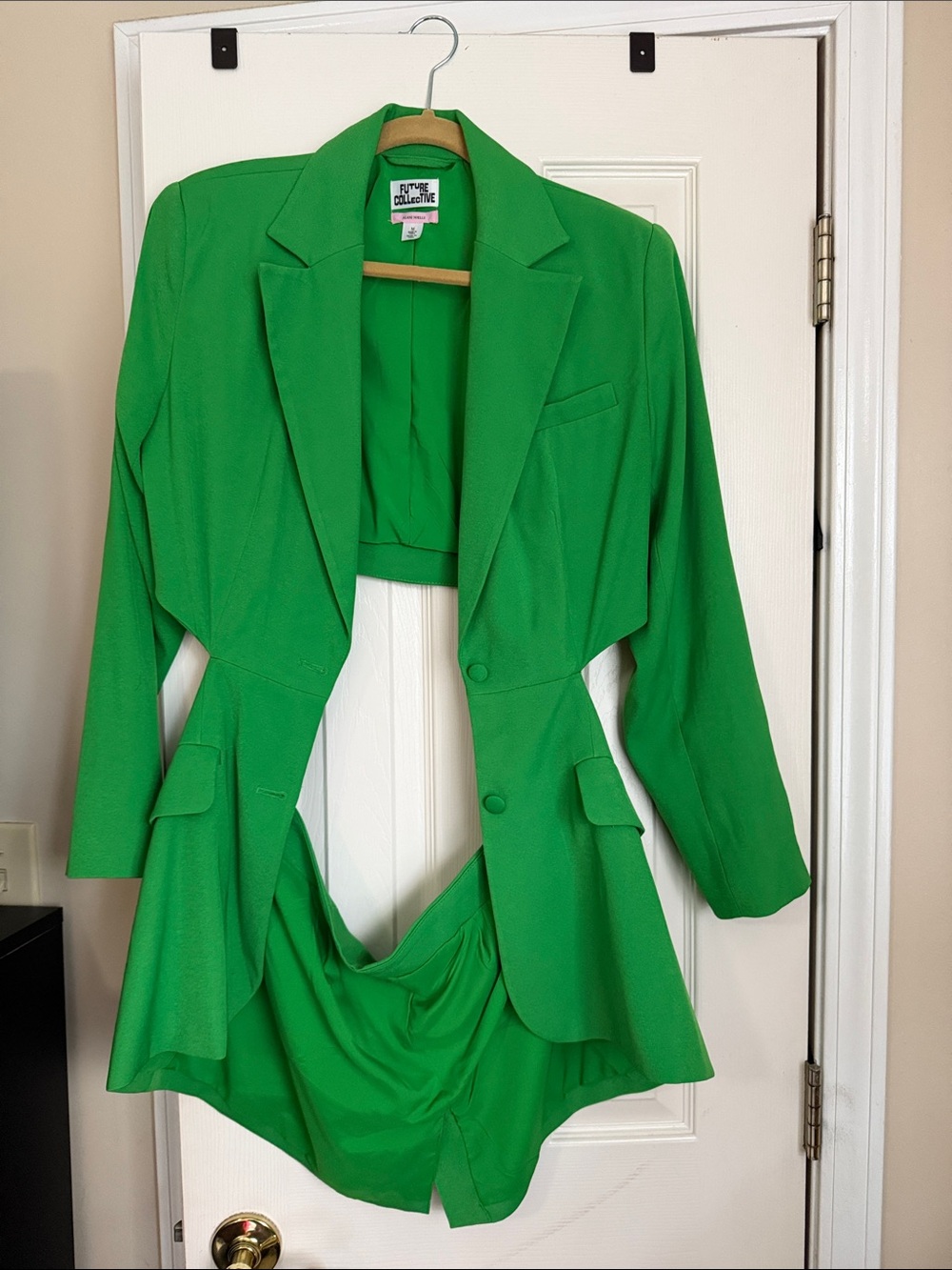 Citrus Green Tailored Blazer Jacket by Future Collective